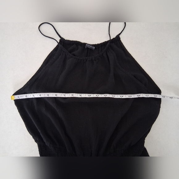 Brandy Melville/ Black Halter Neck Romper/ One Size (Please See Measurements) - Picture 5 of 10